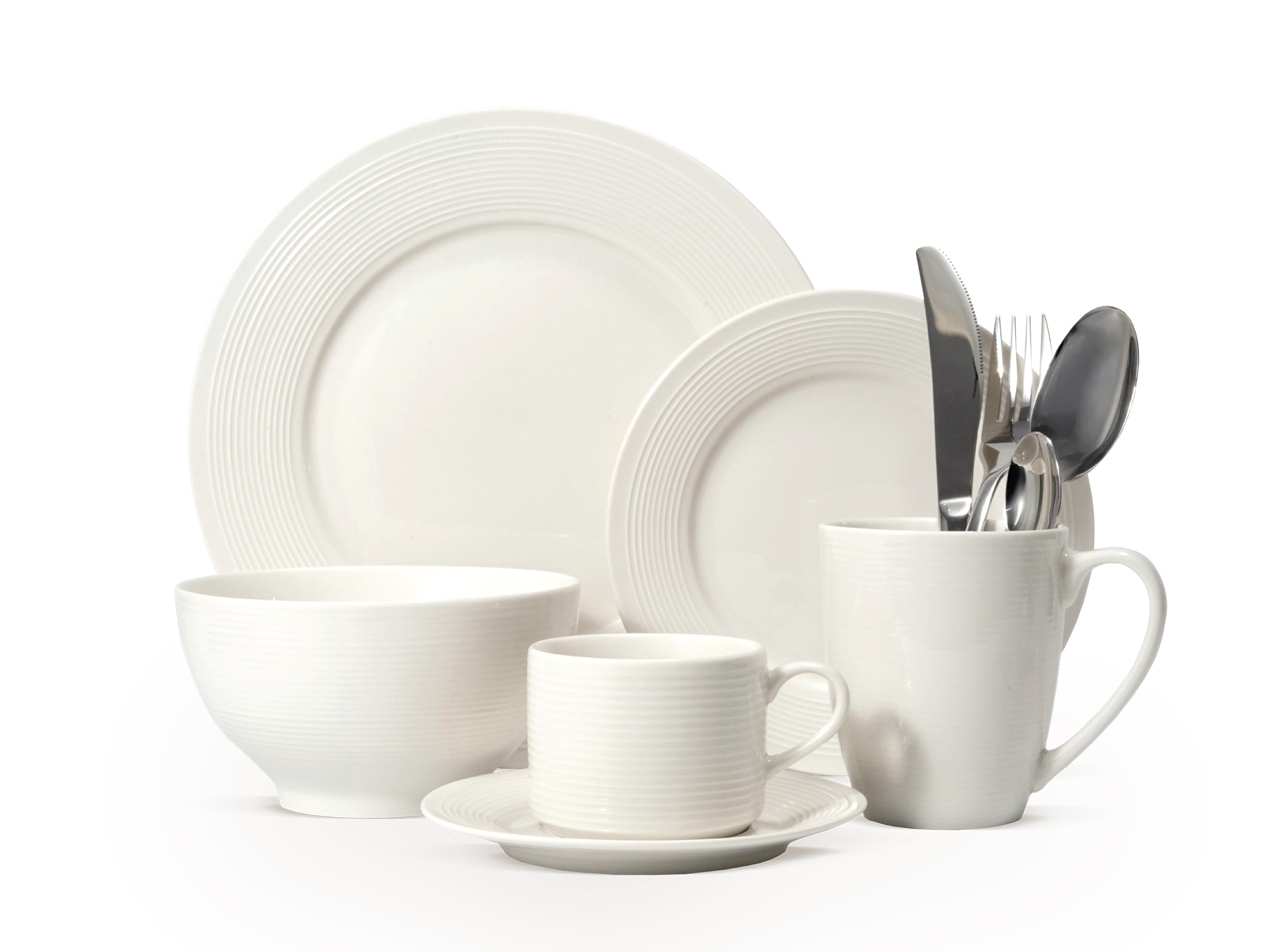 Essence Dining Set — porcelan në tavolinë