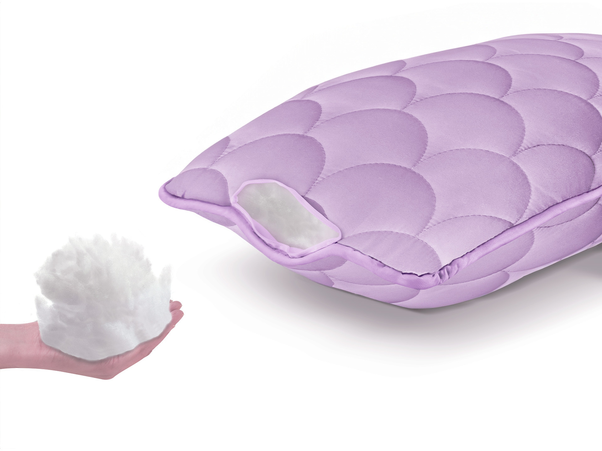 Jastëk Lavender Dream — mikrofibra Wellsleep të rregullueshme