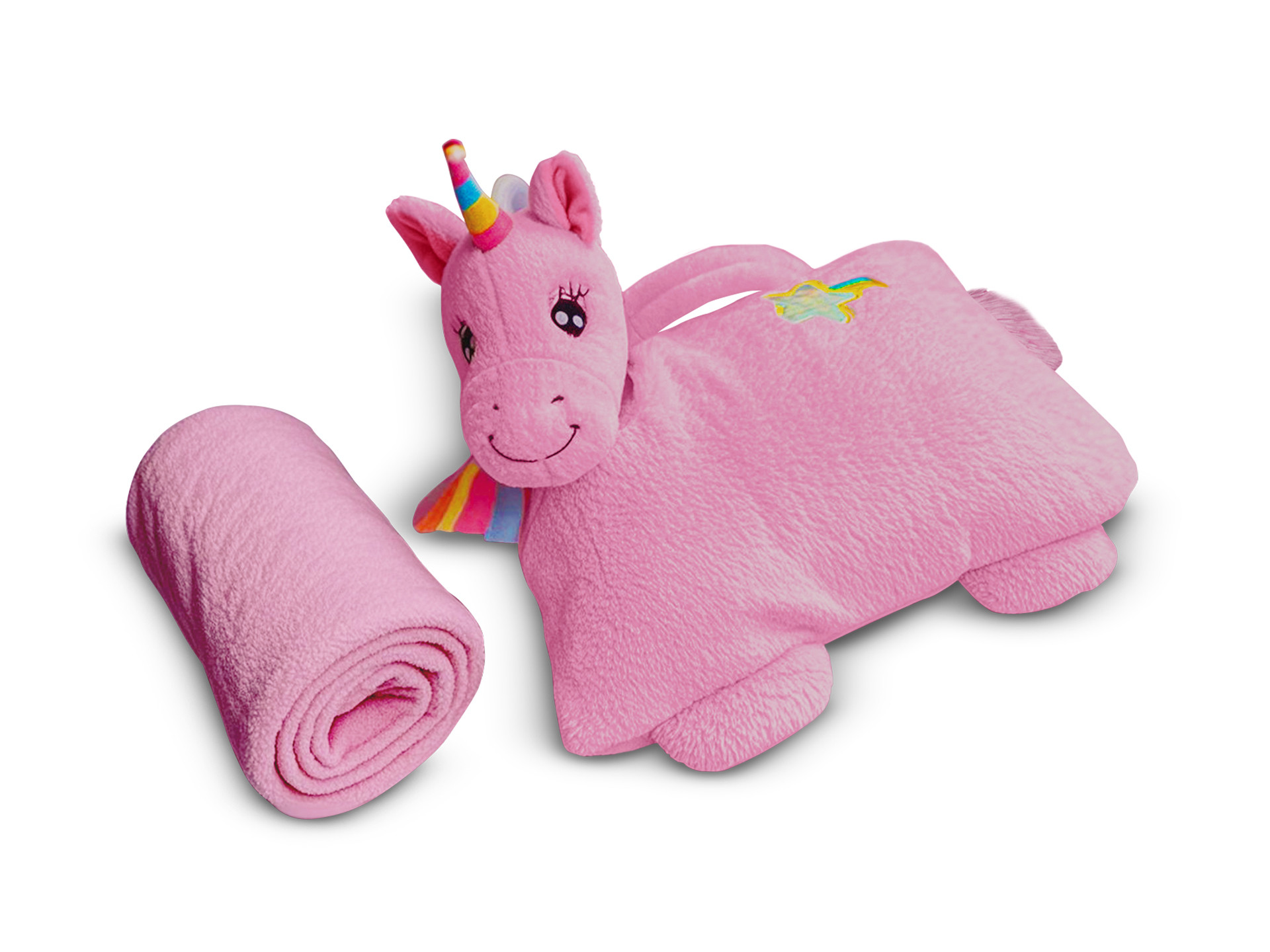 Dormeo Snuggle Bag Unicorn 3në1 — jastëk dhe batanije