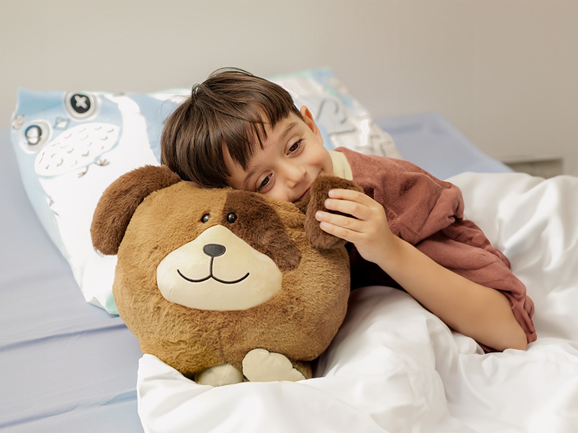Dormeo Wrap'n'Play Dog — fëmijë me qenush