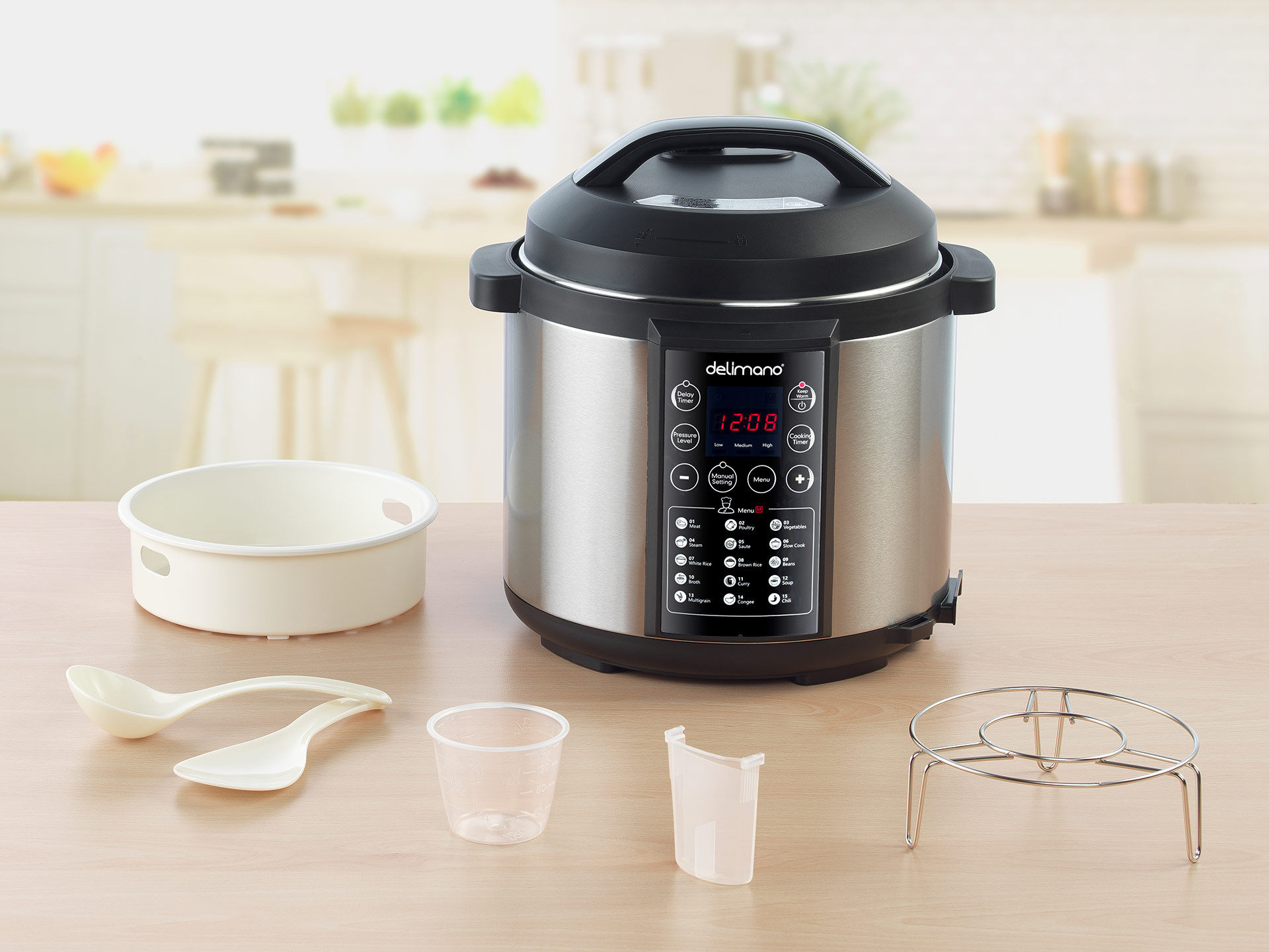 Delimano Multicooker Pressure Cooker