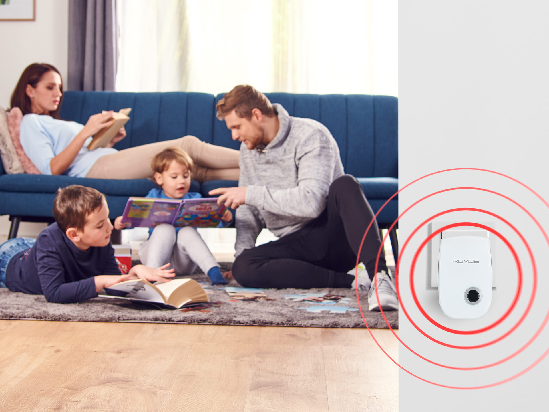 Seti Rovus Pest Repeller — 3 copë