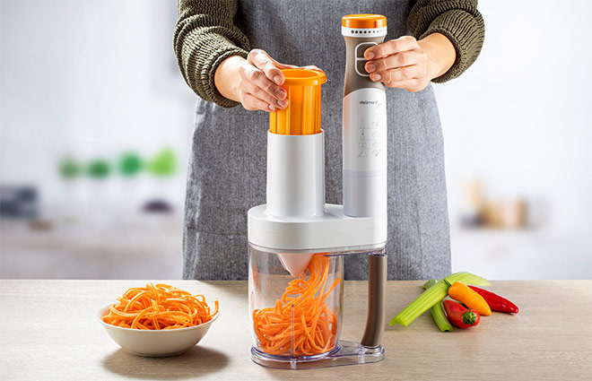 Set i Blender dore Joy Pro Delimano — spiralizues