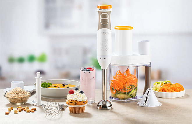 Set i Blender dore Joy Pro Delimano — të gjitha pjesët