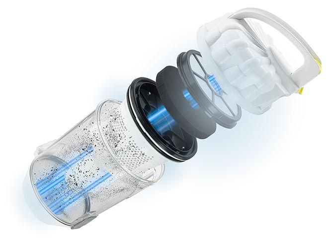 Struktura e filtrit — Fshesë vakumi Nano Canister