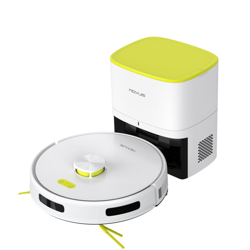 Smart Robotic VAC & MOP me Bazë Vetëpastruese