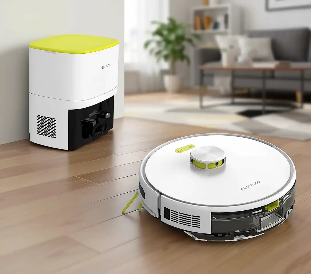 Rovus Smart Robotic VAC & MOP me bazë vetëpastruese